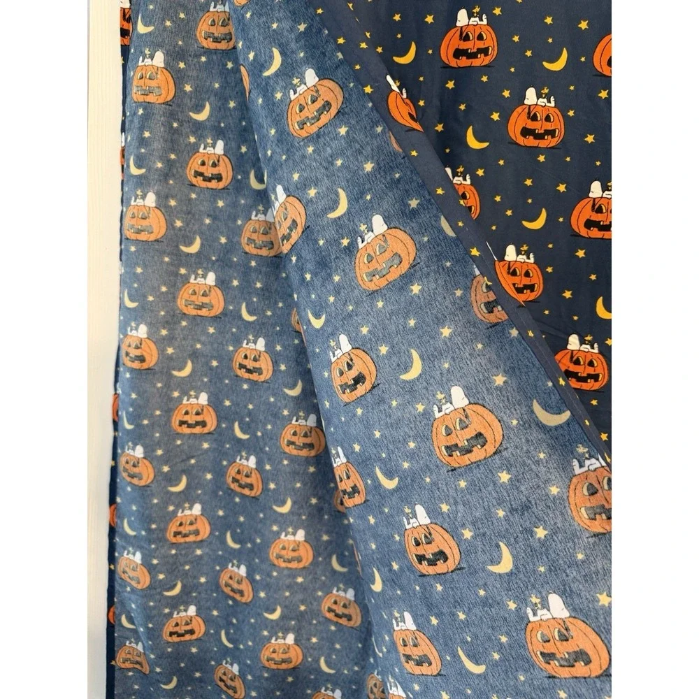 BERKSHIRE~Peanuts‎ Snoopy Pumpkin Twin Flat Sheet Bedding